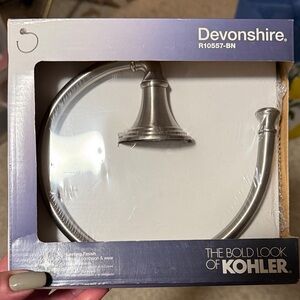 Kohler Devonshire Towel Ring - Silver